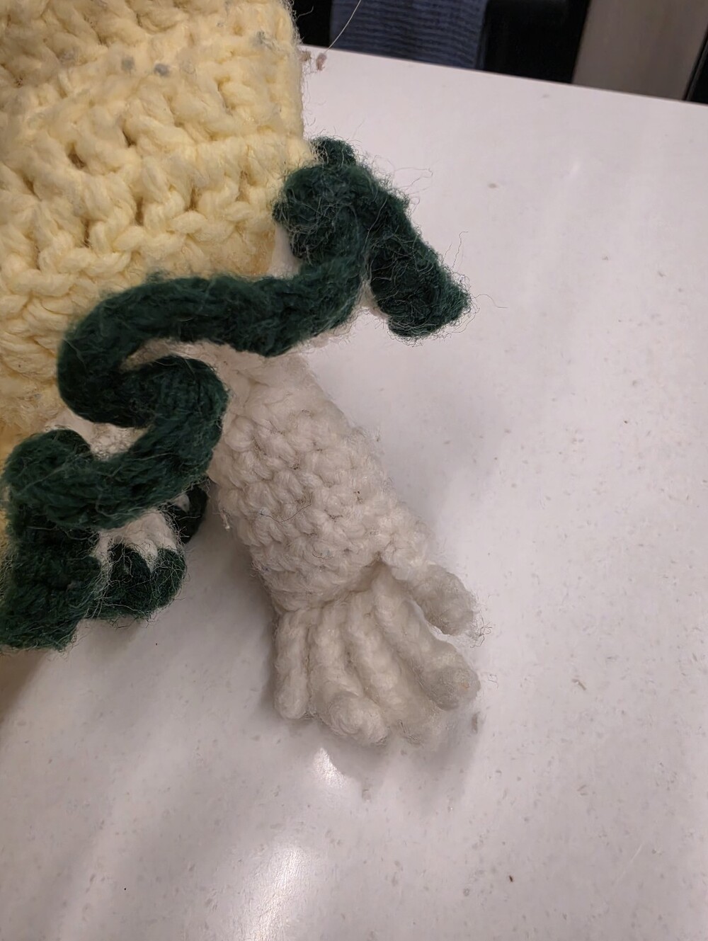 Vintage 23" Crochet Clown - Picture 3 of 4